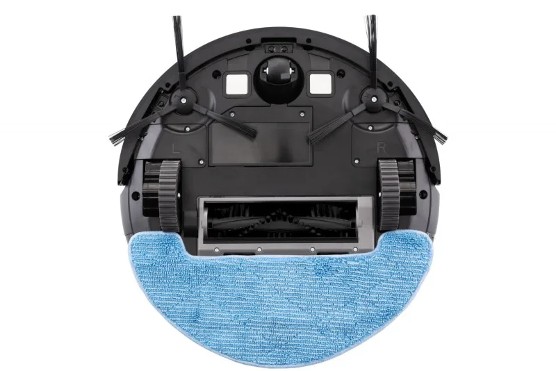 Robot aspirator cu mop ETA Aron 2512 90000, Wi-Fi, baterie Li-Ion 14.4 V, 300 ml, autoincarcare, navigare giroscopica, negru - imagine 5