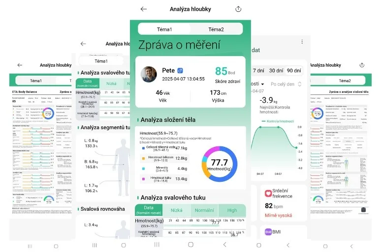 Cantar smart ETA8779 90000 Vital Condition, analiza corporala, aplicatie mobila, 180 kg - imagine 4