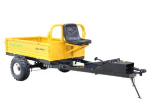 Alpine RM500T Remorca cu tractiune 500kg, 1 osie, prindere bolt pentru motocultor, roti 19×7-8 Progarden