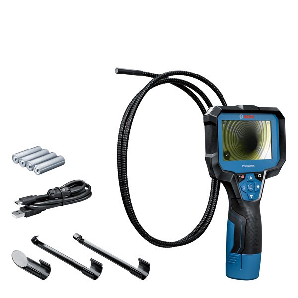gic 12v-4-23 c camera inspectie display 4.3", cordon 150cm + 4 baterii 1.5v lr6 (aa) + adaptor acumulatori alcalini aa1 bosch 1 GIC 12V-4-23 C Camera inspectie display 4.3", cordon 150cm + 4 Baterii 1.5V LR6 (AA) + Adaptor acumulatori alcalini AA1 Bosch