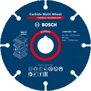 Bosch Disc taiere Expert Carbide Multi Wheel, 125×22.23 mm