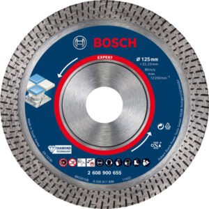 Bosch Disc diamantat Expert HardCeramic, 125×22.23×1.4x10mm