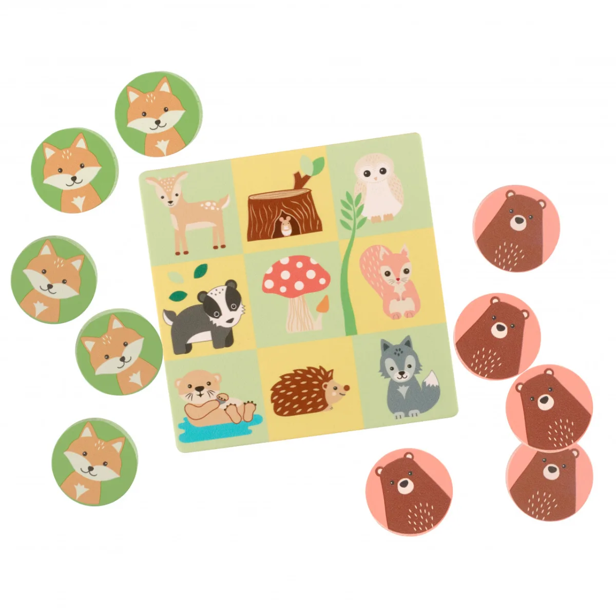 Joc tic tac toe din lemn, Orange Tree Toys - imagine 2