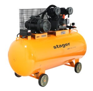 Air 60C370 compresor aer, 370L, 10bar, 600L/min, trifazat, angrenare curea Stager