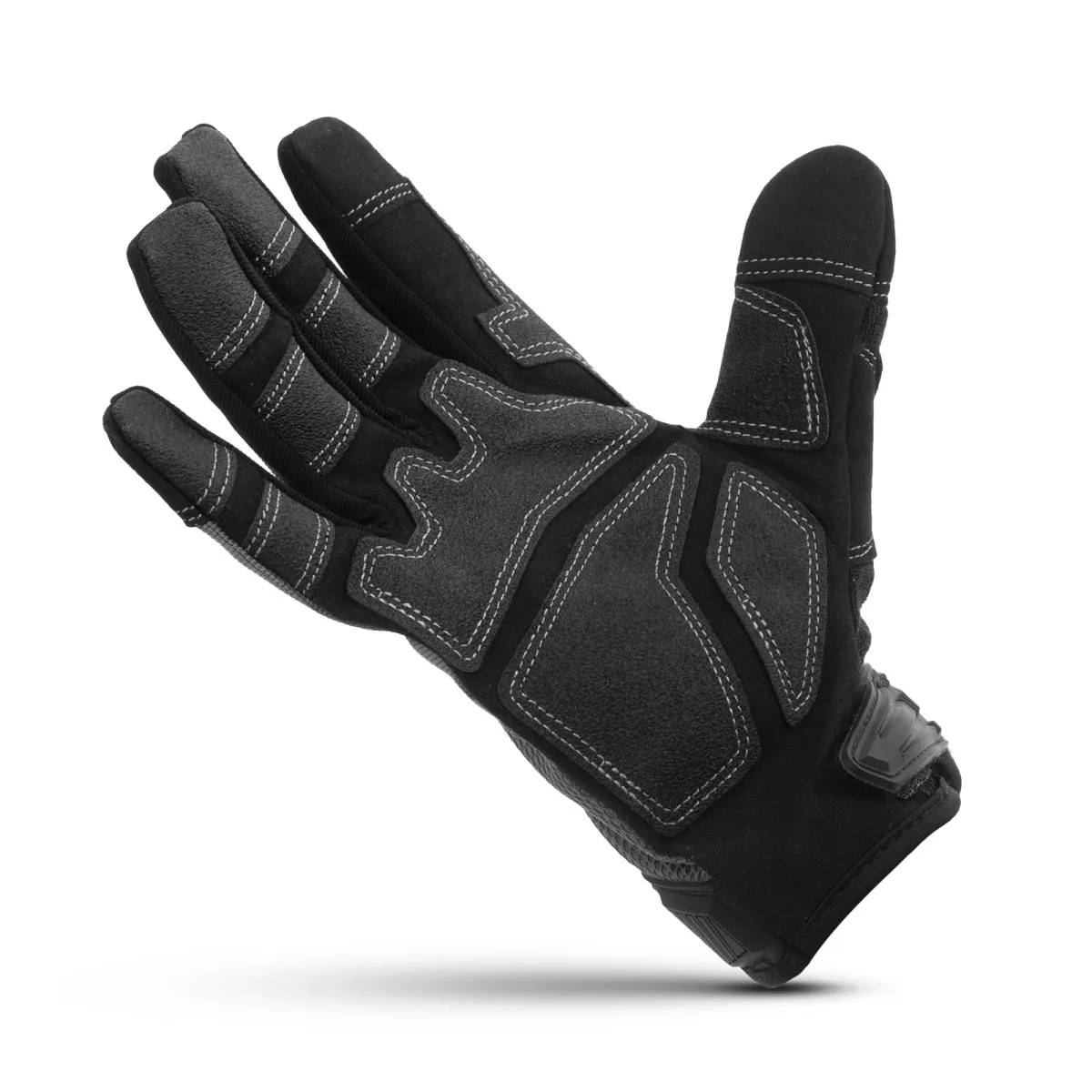 Manusi protectie M cu insertii PVC si varfuri tactile, palma intarita, standard EN388 2131XP - imagine 2