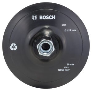 Plac? de ?lefuire din cauciuc pentru polizor unghiular, 125mm, M14 Bosch