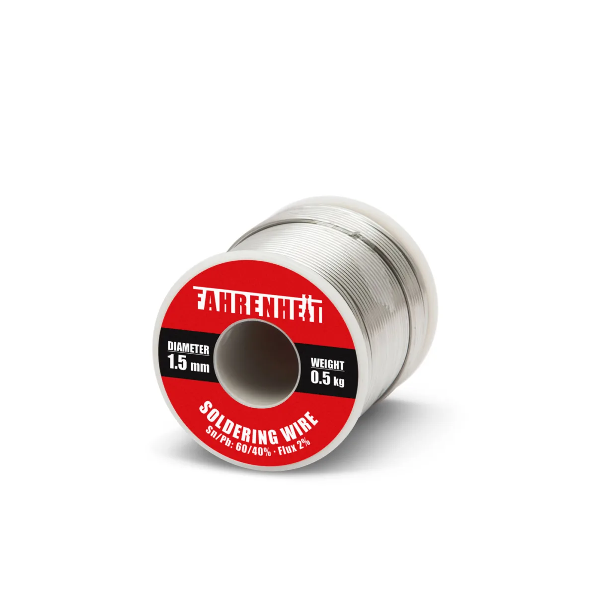 Staniu de lipit 1.5mm 0.5kg Sn60 Pb40 cu flux 2% pentru electronica si lipire profesionala