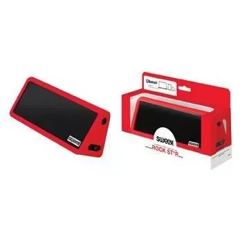 Boxa portabila cu Bluetooth si difuzor stereo Rock Star rosie Sweex - imagine 2