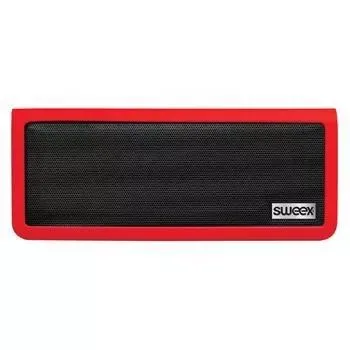 Boxa portabila cu Bluetooth si difuzor stereo Rock Star rosie Sweex - imagine 3