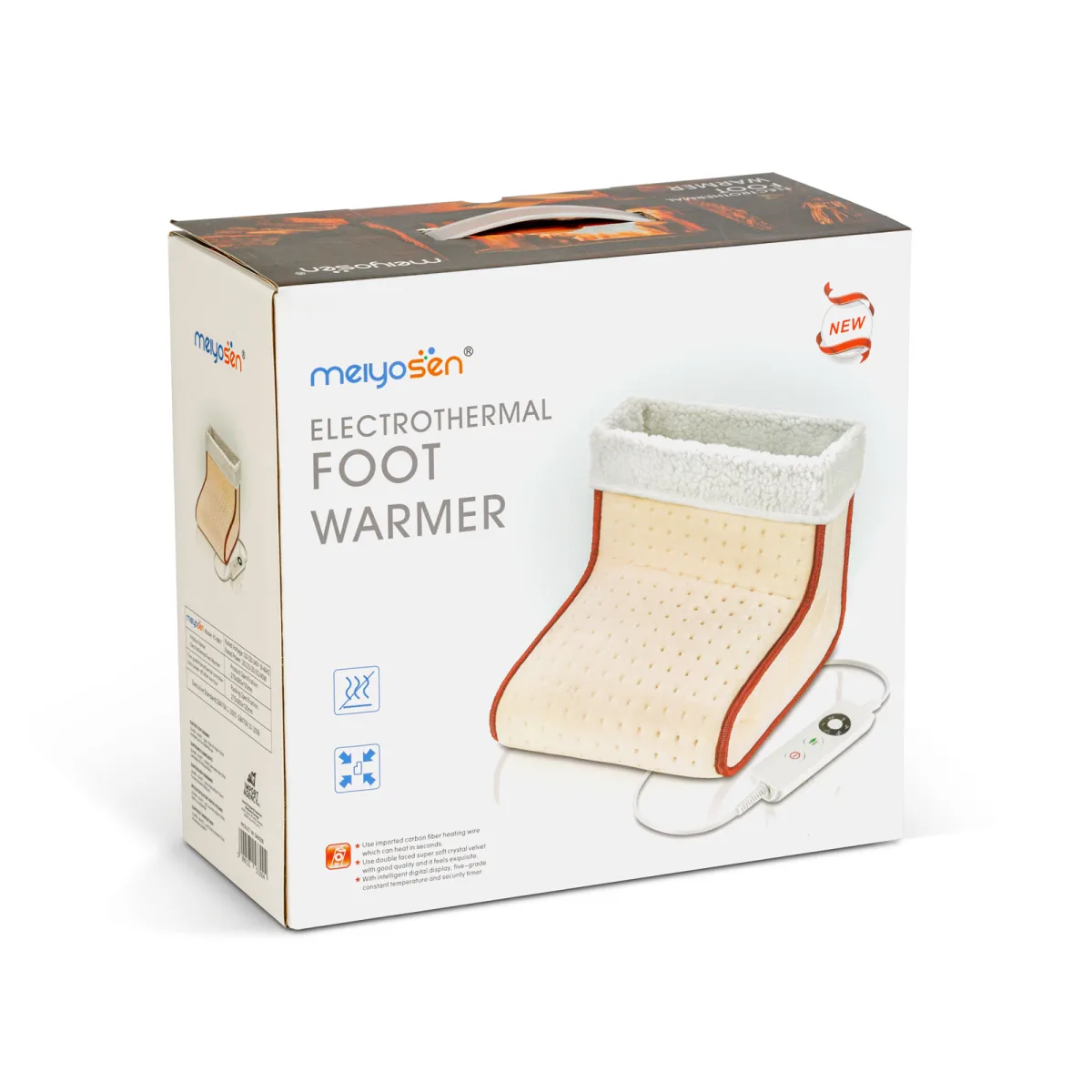 Incalzitor electric picioare 20 40W, incalzitor picioare cu 5 trepte temperatura si oprire automata - imagine 5