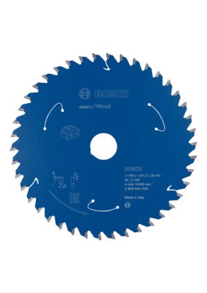 Panza ferastrau circular Expert for Wood, 140×1.8/1.3x20mm, T42 Bosch