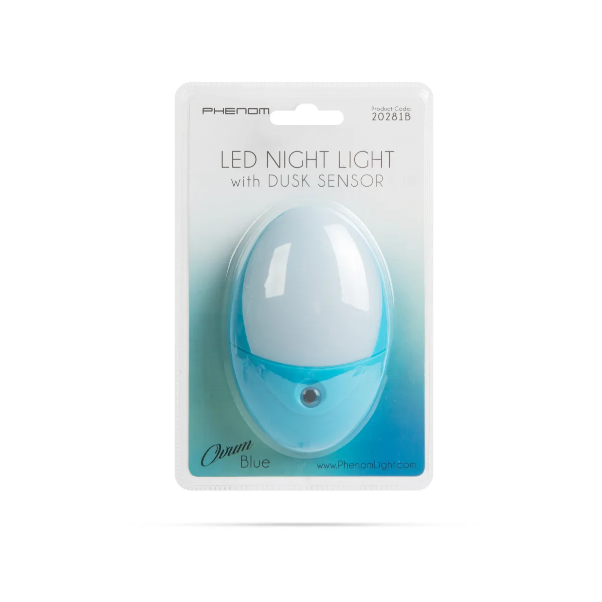 Lampa de veghe LED cu senzor lumina, 0.5W, 240V, auto on off, albastra - imagine 3