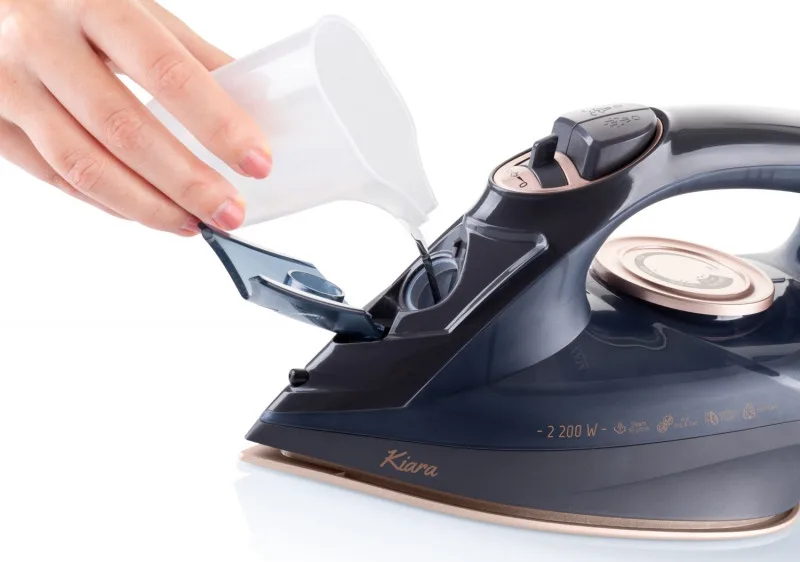 Fier de calcat fara fir ETA Kiara 1276 90000, 2200 W, talpa ceramica, 220 ml, 90 g/min - imagine 11