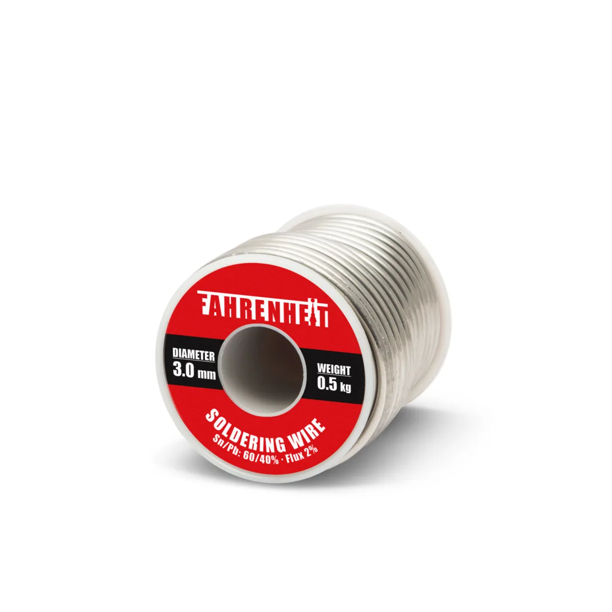 Staniu de lipit 3mm 0.5kg Sn60 Pb40 cu flux 2% pentru electronica si lipire profesionala
