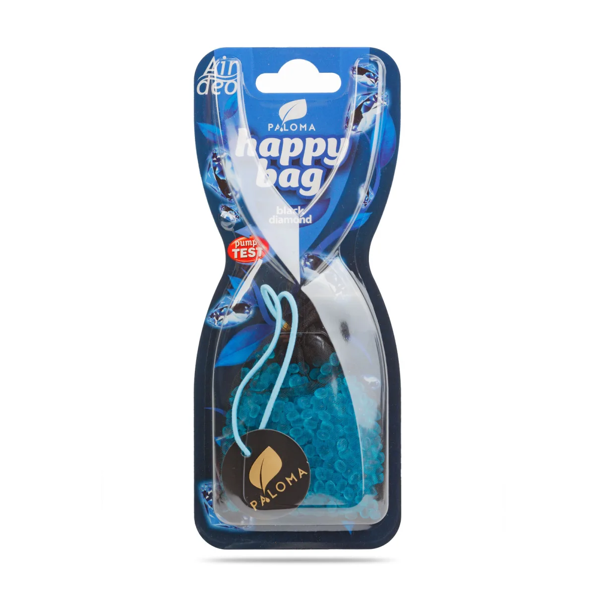 Odorizant Auto Happy Bag Black Diamond, Parfum pentru Masina, 1 Buc