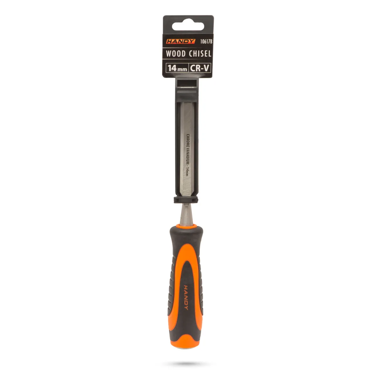 Dalta pentru lemn, 14 mm cu maner ergonomic, lama din otel calit, capat lovibil - imagine 3