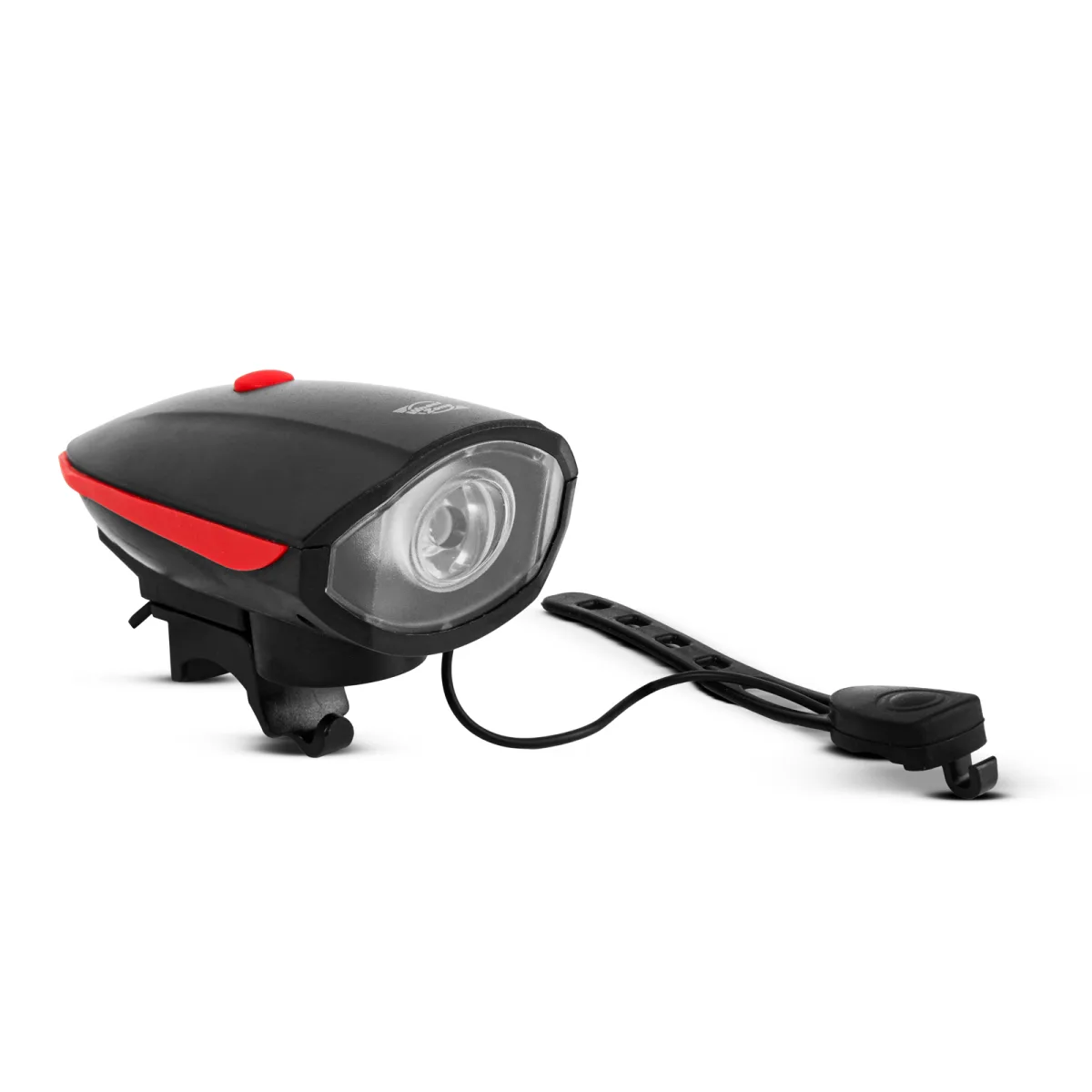 Lampa bicicleta LED cu claxon electric, 450lm, USB, IP55, reincarcabila, montaj rapid