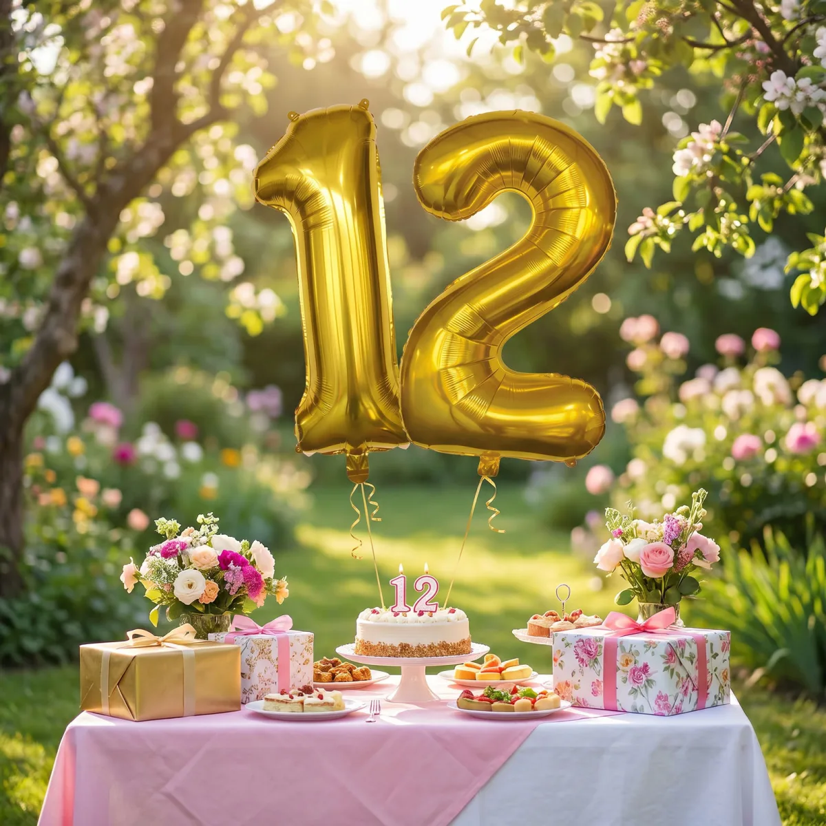 Balon folie cifra 8 auriu, 40 inch, 78 x 50 cm, umflare cu aer sau heliu - imagine 3