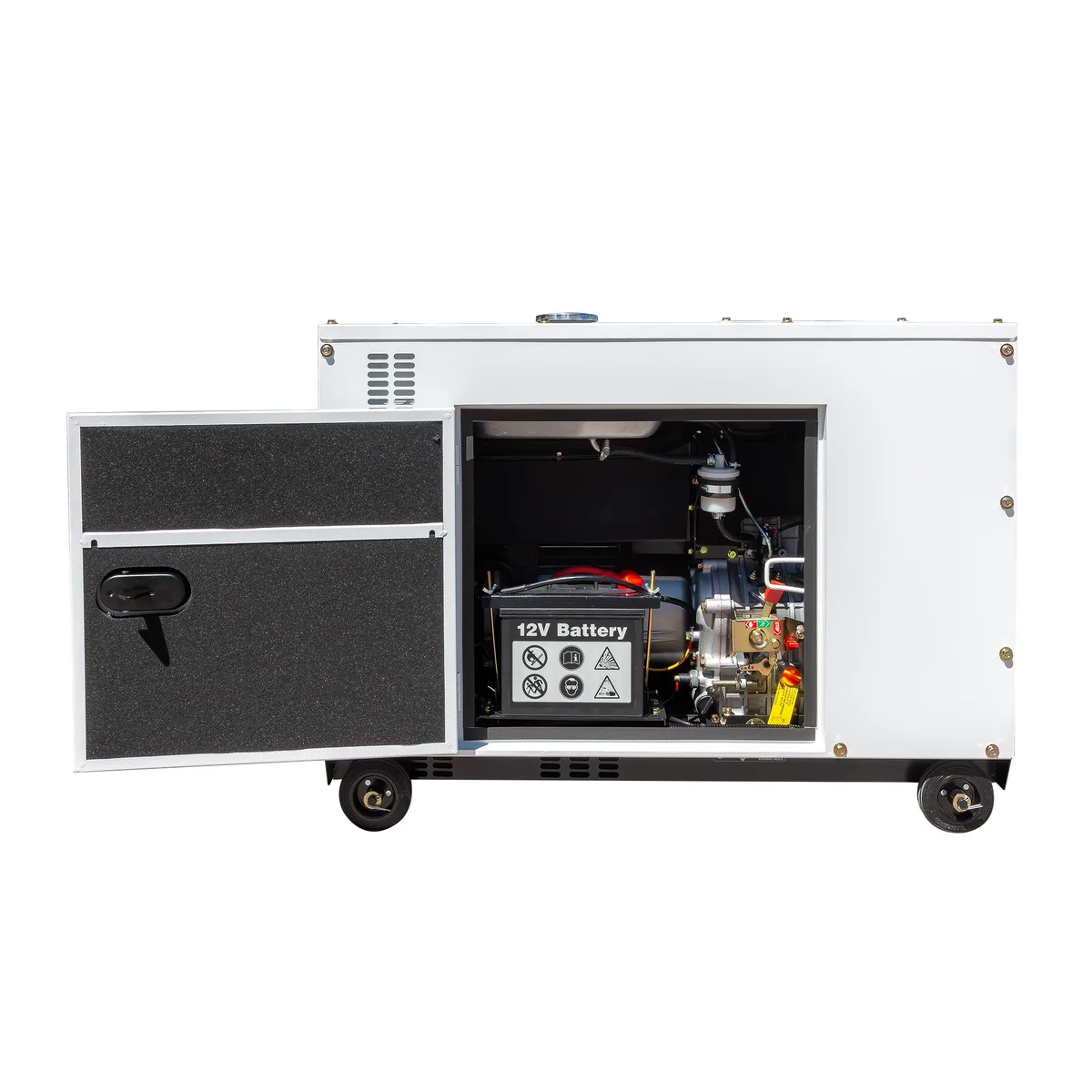 Generator diesel monofazat ITC Power DG8500SE, 6,3 kW, insonorizat, pregatit ATS - imagine 11