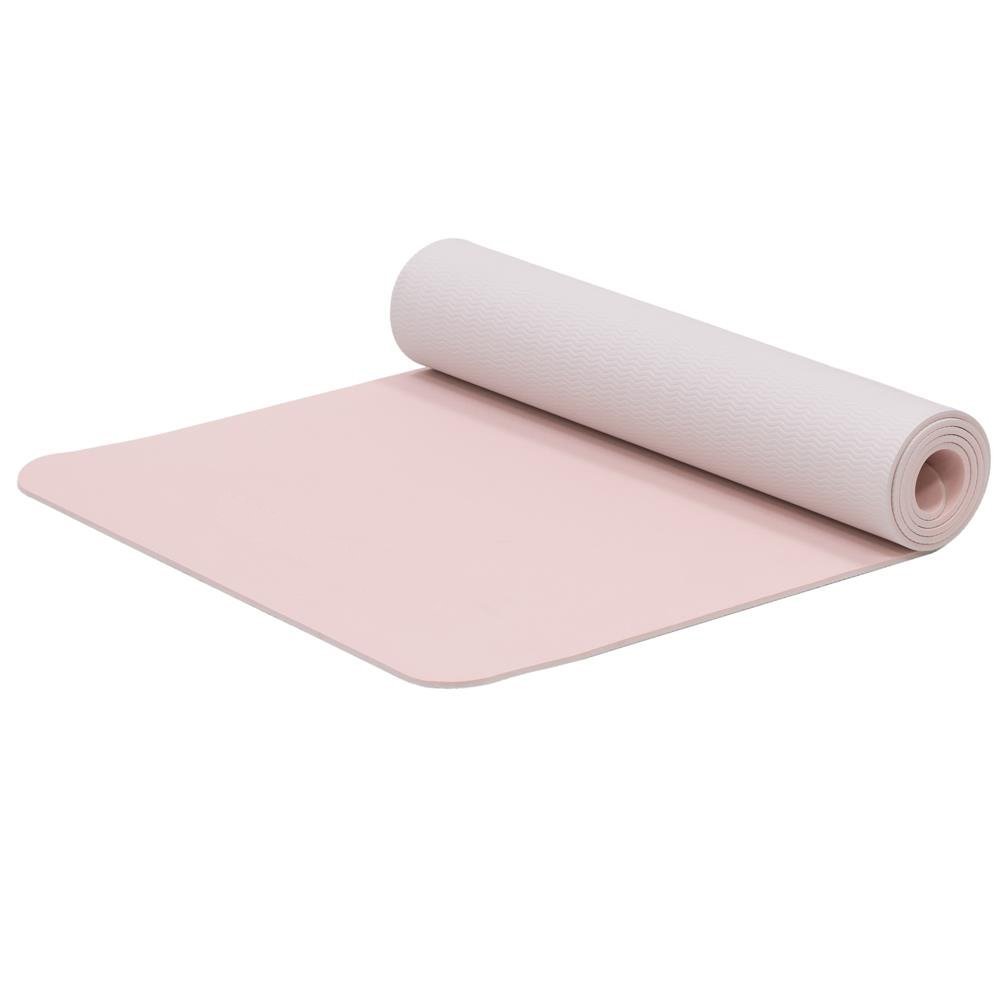 saltea fitness antiderapanta din tpe, 183x61x1 cm, cu curea transport, roz 1 Saltea fitness antiderapanta din TPE, 183x61x1 cm, cu curea transport, roz