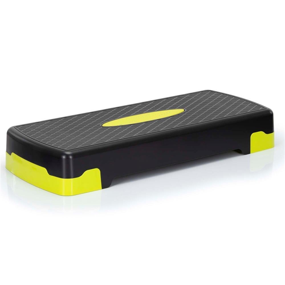 stepper aerobic, ajustabil in 3 trepte, antiderapant, maxim 350 kg, 68x29x20 cm, negru si verde 2 Stepper aerobic, ajustabil in 3 trepte, antiderapant, maxim 350 kg, 68x29x20 cm, negru si verde - imagine 2