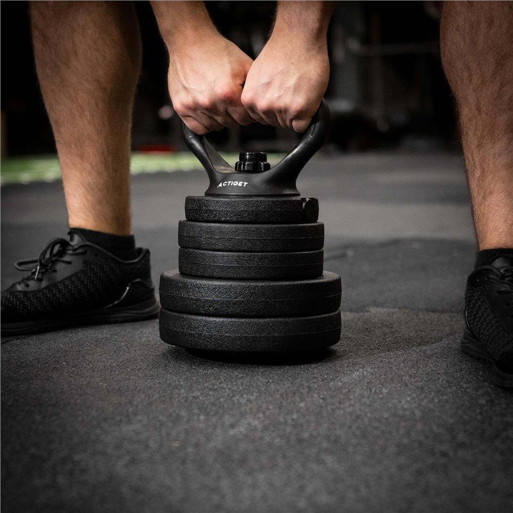 disc greutate haltera, 1,25 kg, umplutura bitumica, invelist pp, 29 mm, negru 3 Disc greutate haltera, 1,25 kg, umplutura bitumica, invelist PP, 29 mm, negru - imagine 3