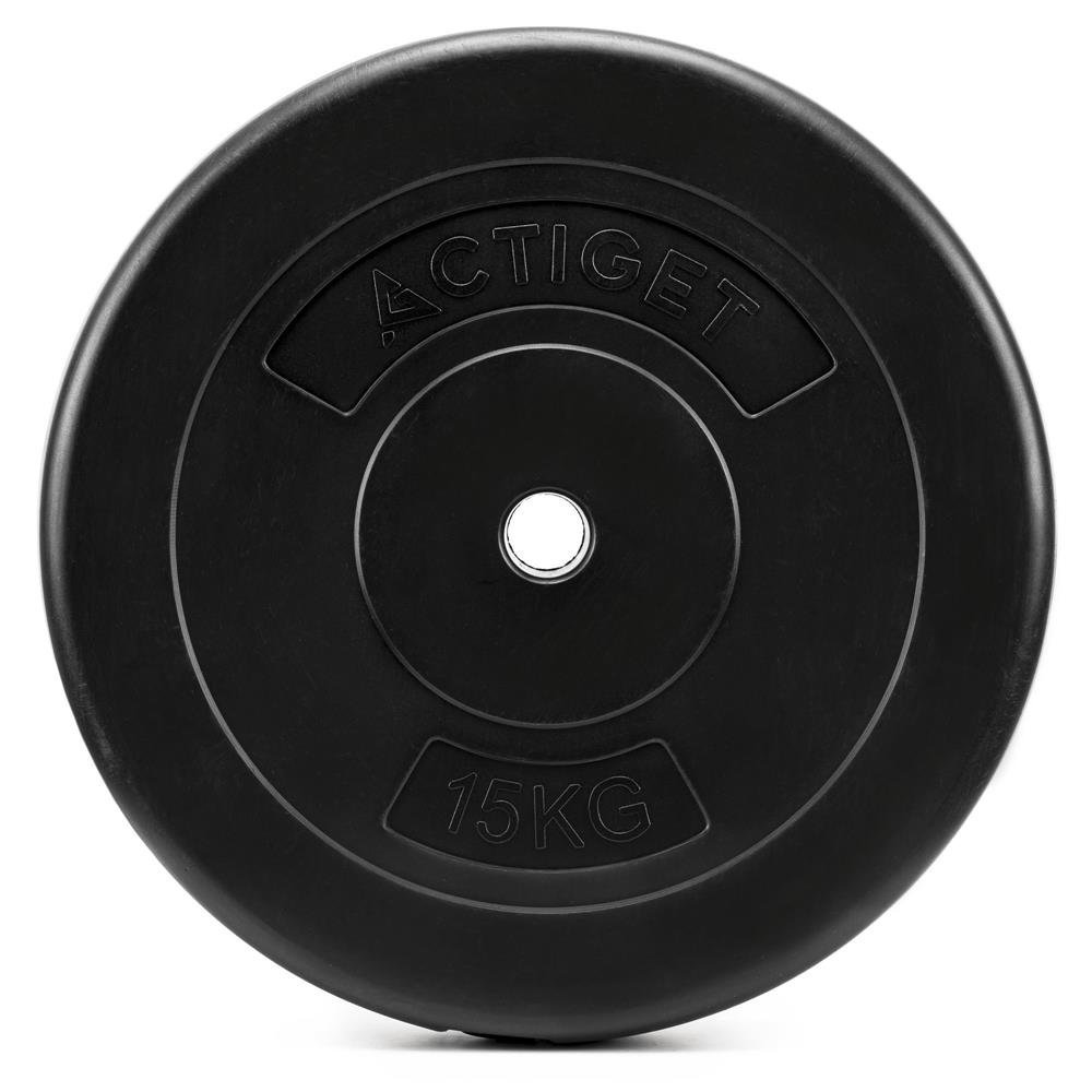 disc greutate haltera 15 kg, 31 mm, compozit bitumic, pp, 37x7 cm, negru 4 Disc greutate haltera 15 kg, 31 mm, compozit bitumic, PP, 37x7 cm, negru - imagine 4