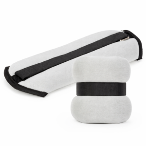 Greutati pentru incheietura mainii si glezna 2×1 kg, neopren si nisip fier, 28×11 cm, gri