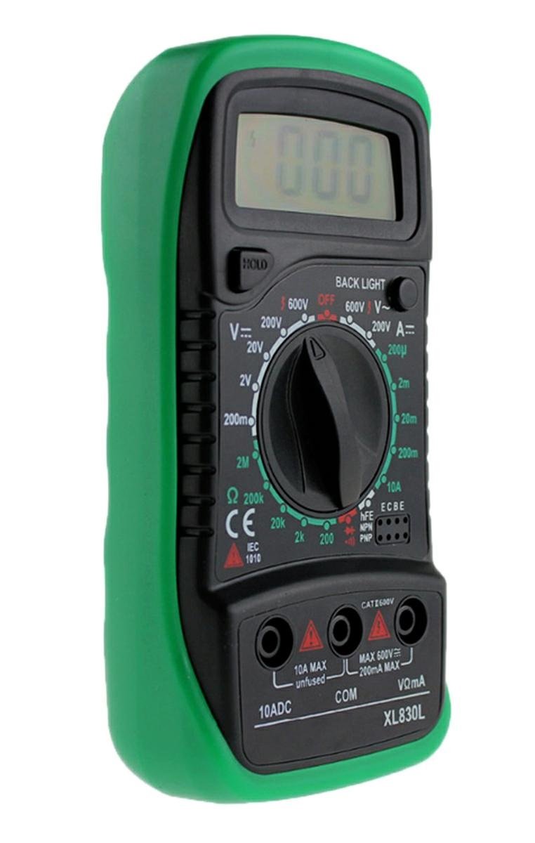 multimetru digital cu afisaj lcd, cu carcasa de protectie antisoc 8 Multimetru digital cu afisaj LCD, cu carcasa de protectie antisoc - imagine 8