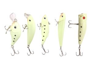 Set Vobler 5 piese Fluorescent pentru pesti pradatori, AVX-AG103C