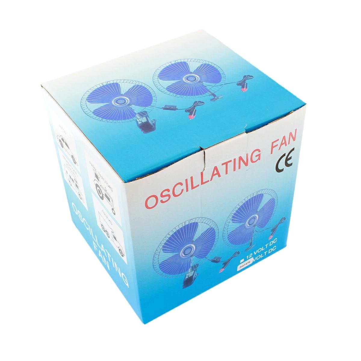 ventilator auto oscilant cu alimentare la 12v 18cm ag147e 5 Ventilator auto oscilant cu alimentare la 12V 18cm AG147E - imagine 5