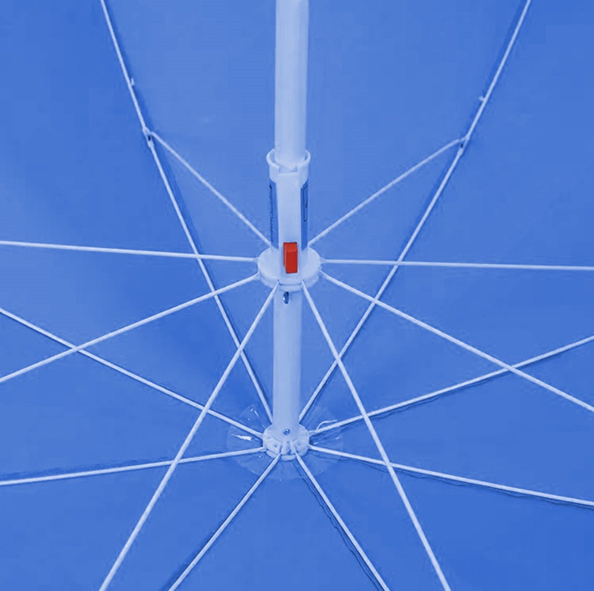 umbrela de plaja sau gradina, culoare albastra, model xl cu deschidere de pana la 160 cm 5 Umbrela de Plaja sau Gradina, culoare Albastra, model XL cu deschidere de pana la 160 cm - imagine 5