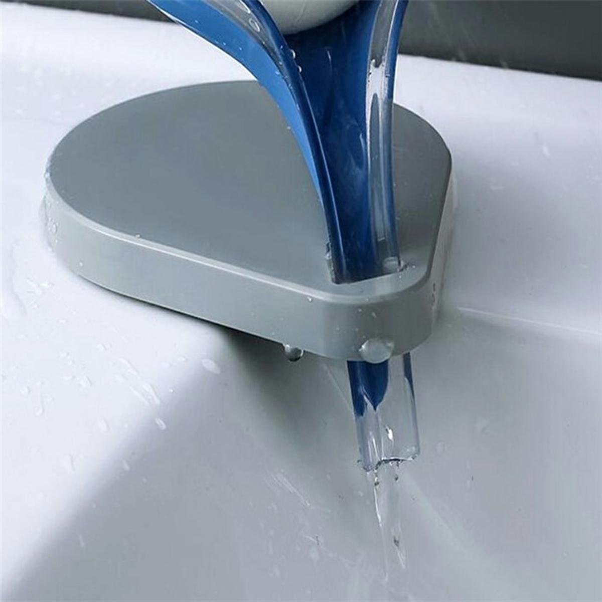 sapuniera practica pentru baie in forma de "frunza" 4 Sapuniera practica pentru baie in forma de "frunza" - imagine 4