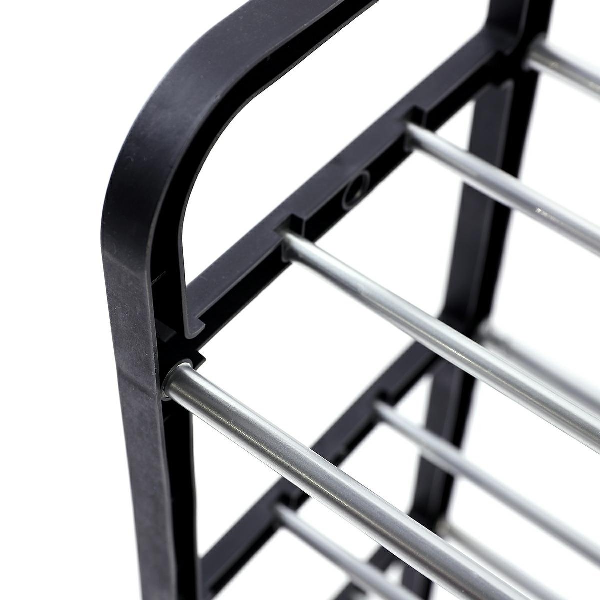 Raft Elegant pentru depozitare Pantofi sau Pantaloni, cu traverse metalice, 4 nivele, dimensiuni 58 x 42 x 18 cm 6 Raft Elegant pentru depozitare Pantofi sau Pantaloni, cu traverse metalice, 4 nivele, dimensiuni 58 x 42 x 18 cm - imagine 6