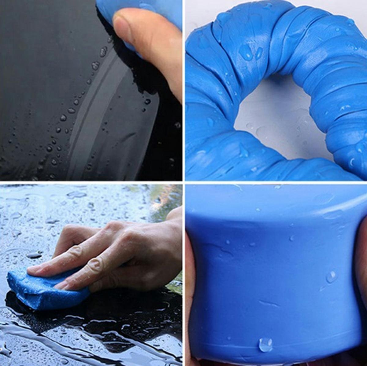 argila curatare si lustruire vopsea auto, 180g, culoare albastra 3 Argila curatare si lustruire vopsea auto, 180g, culoare Albastra - imagine 3