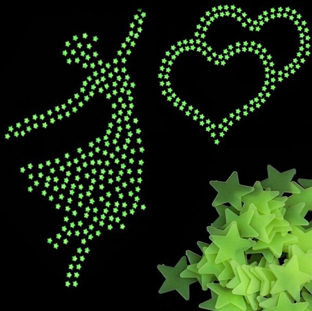 set 100 stelute decorative fluorescente care absorb lumina si stralucesc in intuneric 1 Set 100 stelute decorative Fluorescente care absorb lumina si stralucesc in intuneric