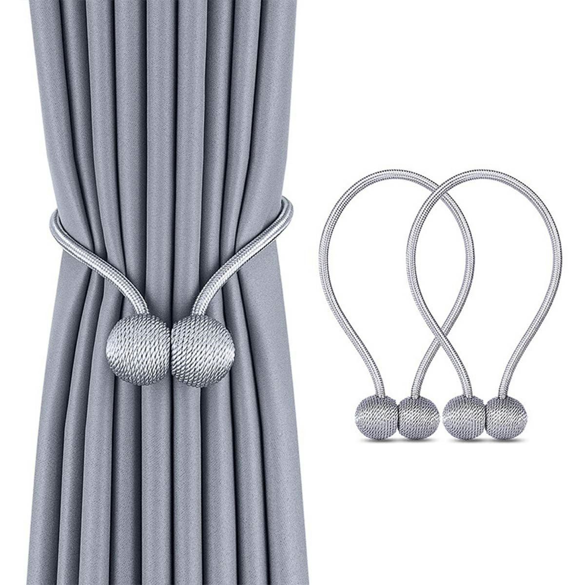 bratara magnetica de prindere perdele/draperii, model silver balls 1 Bratara magnetica de prindere perdele/draperii, model SILVER BALLS