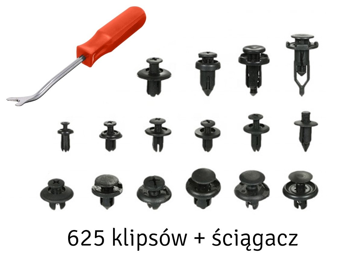 set 625 clipsuri auto universale pentru montaj cu extractor inclus 4 Set 625 clipsuri auto universale pentru montaj cu extractor inclus - imagine 4