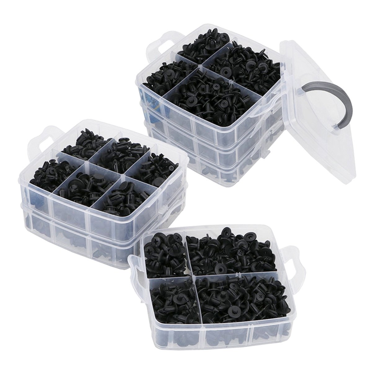 set 625 clipsuri auto universale pentru montaj cu extractor inclus 7 Set 625 clipsuri auto universale pentru montaj cu extractor inclus - imagine 7