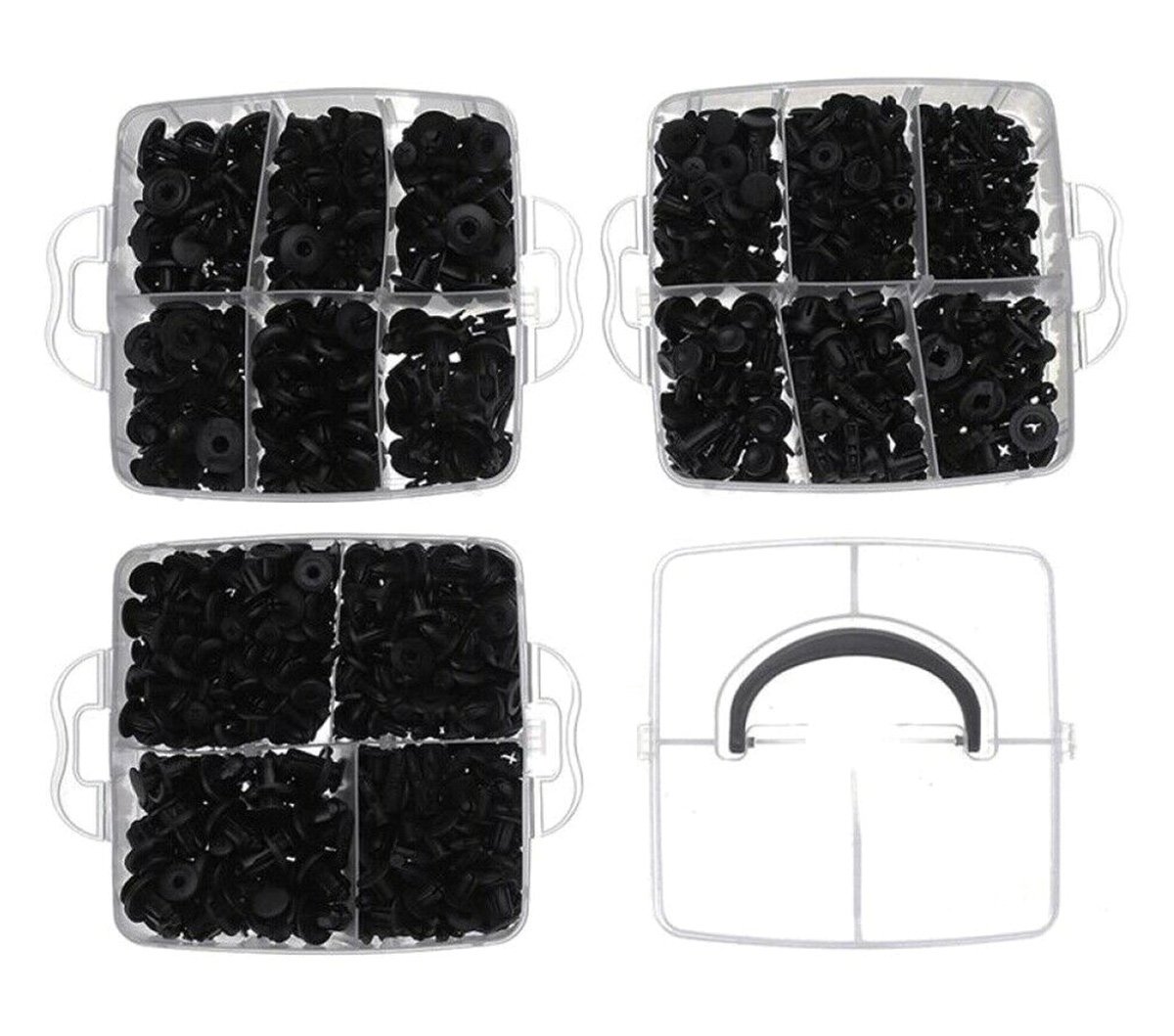 set 625 clipsuri auto universale pentru montaj cu extractor inclus 8 Set 625 clipsuri auto universale pentru montaj cu extractor inclus - imagine 8