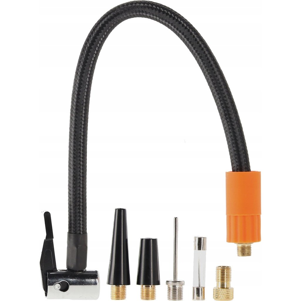 Compresor anvelope portabil auto 12V, acumulator 7500 mAh, 150 PSI cu manometru, lanterna LED si functie powerbank, reincarcare USB 9 Compresor anvelope portabil auto 12V, acumulator 7500 mAh, 150 PSI cu manometru, lanterna LED si functie powerbank, reincarcare USB - imagine 9