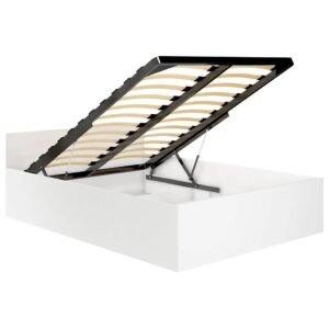 Somiera metalica rabatabila pentru pat 160×200 cm cu pistoane gaz, 26 lamele, cadru rezistent