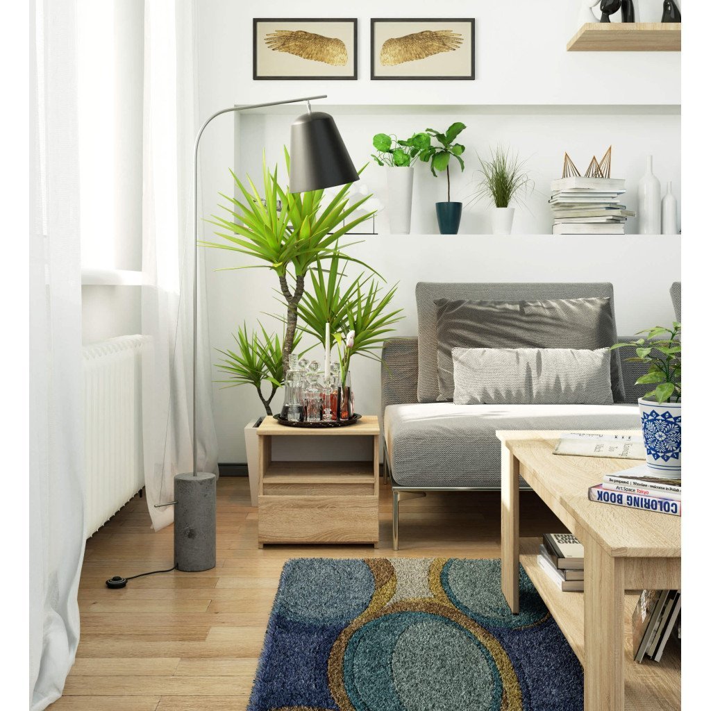 Noptiera cu 1 sertar, PAL laminat 16mm, 40x35x40 cm, stejar sonoma 4 Noptiera cu 1 sertar, PAL laminat 16mm, 40x35x40 cm, stejar sonoma - imagine 4