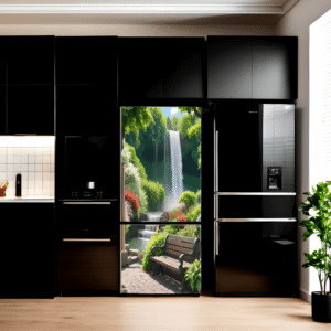 Folie imprimata color pentru decor Frigider, dimensiune 200 x 90cm, model: AVX-FR28