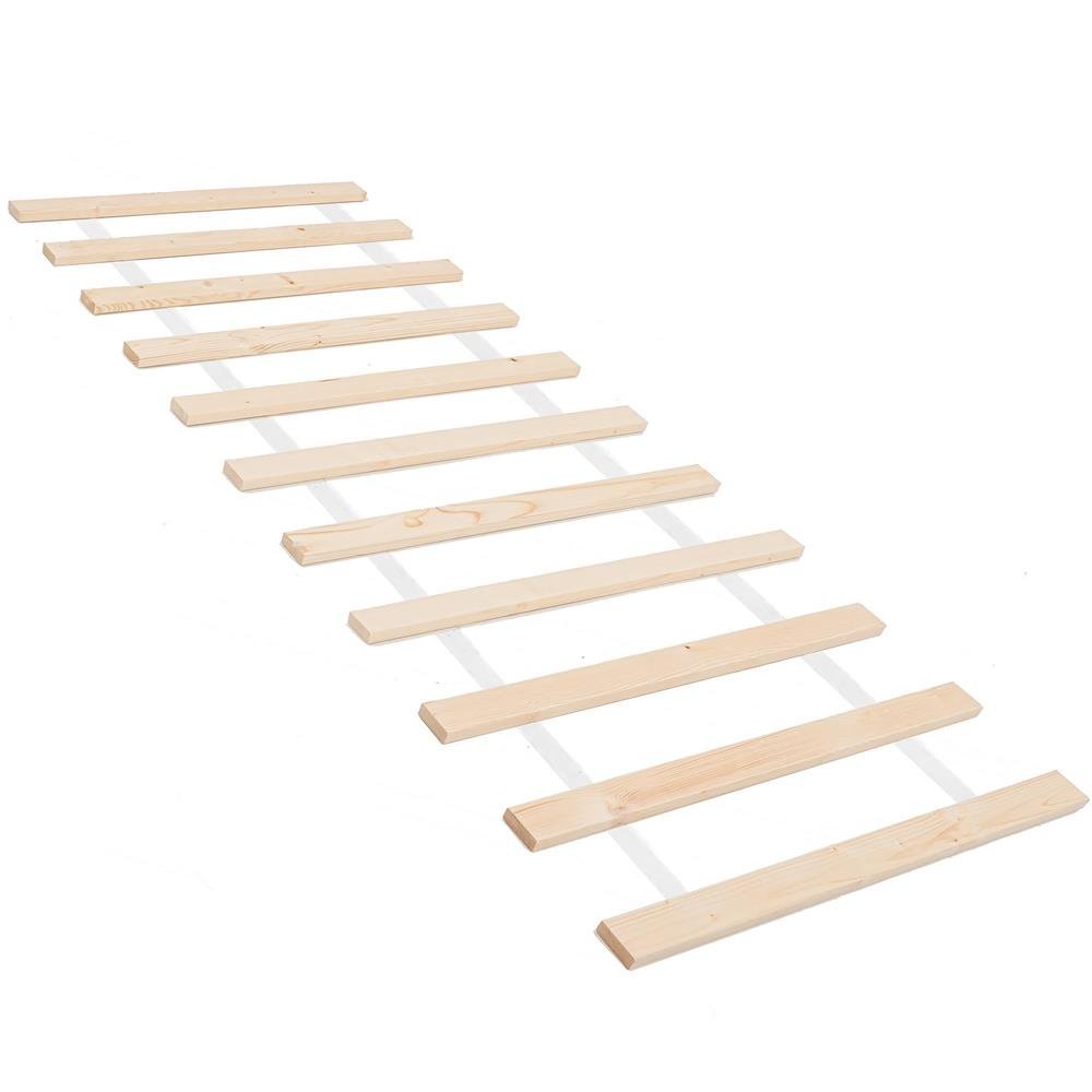Somiera de pat cu sipci din lemn de pin si molid, 11 benzi, 120x200cm