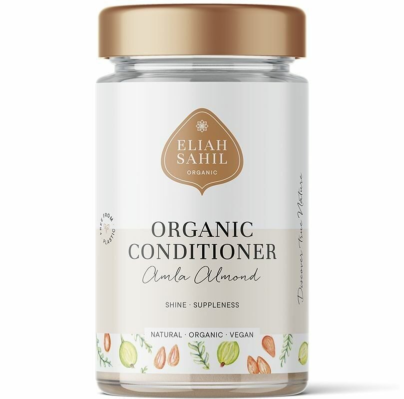 Balsam pentru par pudra cu amla si migdale bio 125g Eliah Sahil