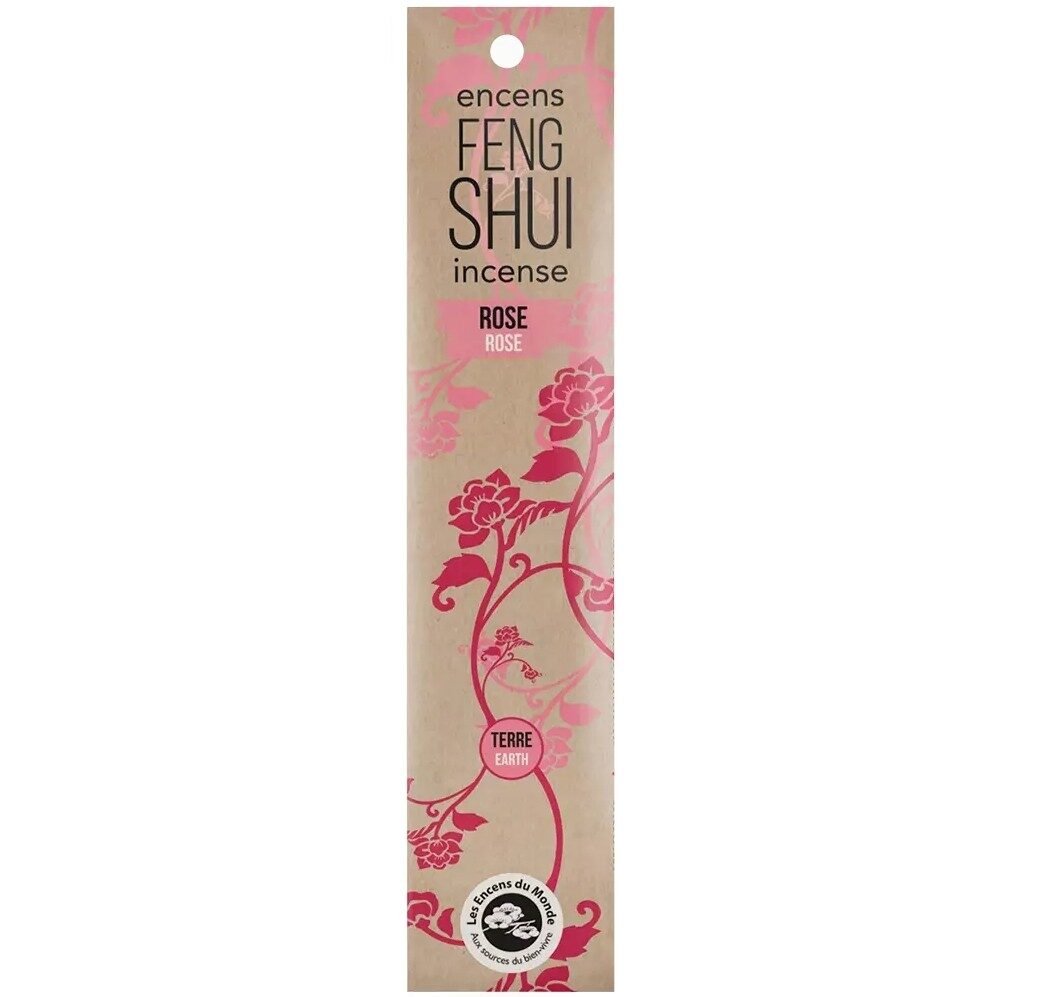 Betisoare parfumate Feng Shui, trandafir, element Pamant, Aromandise