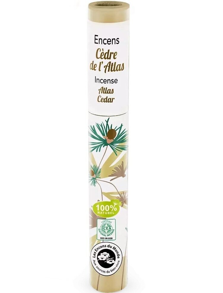 Betisoare parfumate naturale japoneze, cedru de Atlas, 30 buc., Aromandise