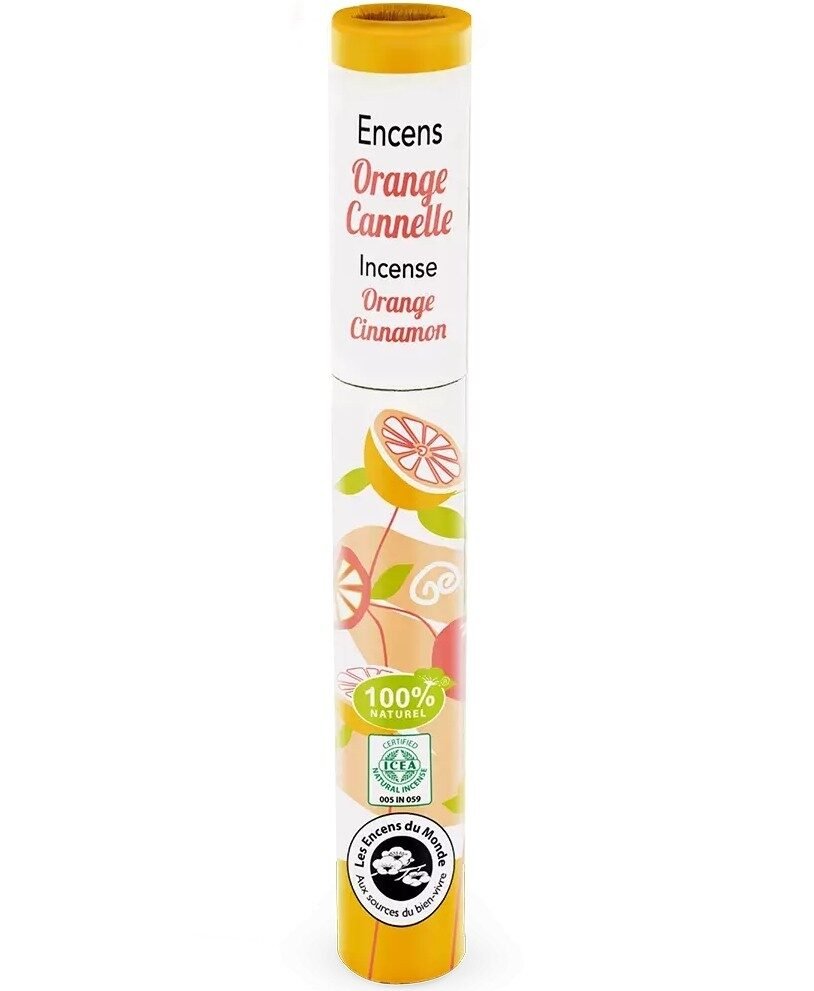 Betisoare parfumate naturale japoneze, portocale si scortisoara, 30 buc., Aromandise