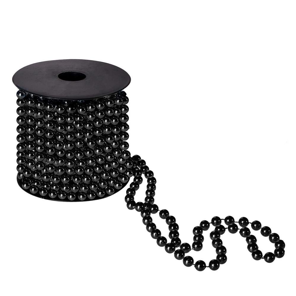 Ghirlanda de margele pentru bradul de Craciun, 10 metri, neagra 1 Ghirlanda de margele pentru bradul de Craciun, 10 metri, neagra